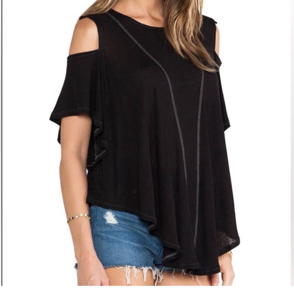 Free People open shoulder tunic